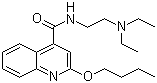 structure of CAS# 85-79-0, Cinchocaine