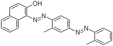 溶剂红 24分子结构 (CAS 85-83-6)