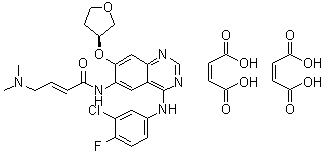 structure of CAS# 850140-73-7, Afatinib dimaleate