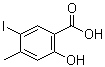 2-Hydroxy-5-iodo-4-methylbenzoic acid molecular structure (CAS 850146-83-7)