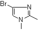 structure of CAS# 850429-59-3, 4-Bromo-1,2-dimethyl-1H-imidazole