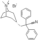 CAS # 850607-58-8, 3-(2-Cyano-2,2-diphenylethyl)-8,8-dimethyl-8-azoniabicyclo[3.2.1]octane bromide