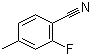 structure of CAS# 85070-67-3, 2-Fluoro-4-methylbenzonitrile