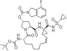 structure of CAS# 850876-88-9, Danoprevir