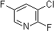 3-Chloro-2,5-difluoropyridine molecular structure (CAS 851179-00-5)