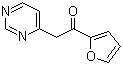 structure of CAS# 851371-60-3, 1-(2-呋喃基)-2-嘧啶-4-基乙酮