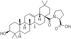 CAS 登录号：851475-45-1, 齐墩果酸基-L-脯氨酸