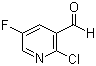2-Chloro-5-fluoropyridine-3-carbaldehyde molecular structure (CAS 851484-95-2)