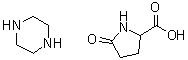 哌嗪与5-氧代脯氨酸的化合物分子结构 (CAS 85153-78-2)