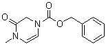 4-Benzyloxycarbonyl-1-methyl-3,4-dihydropyrazin-2(1H)-one molecular structure (CAS 851726-65-3)