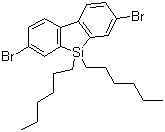 CAS # 852138-90-0, 2,7-Dibromo-9,9'-dihexyl-9H-9-dibenzosilole