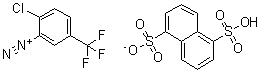 2-氯-5-(三氟甲基)偶氮苯 1,5-萘二磺酸盐分子结构 (CAS 85222-99-7)