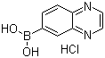structure of CAS# 852362-25-5, Quinoxalin-6-ylboronic acid hydrochloride