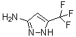 structure of CAS# 852443-61-9, 5-(三氟甲基)-1H-吡唑-3-胺