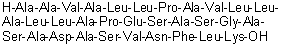CAS 登录号：852690-80-3, L-丙氨酰-L-丙氨酰-L-缬氨酰-L-丙氨酰-L-亮氨酰-L-亮氨酰-L-脯氨酰-L-丙氨酰-L-缬氨酰-L-亮氨酰-L-亮氨酰-L-丙氨酰-L-亮氨酰-L-亮氨酰-L-丙氨酰-L-脯氨酰-L-alpha-谷氨酰-L-丝氨酰-L-丙氨酰-L-丝氨酰甘氨酰-L-丙氨酰-L-丝氨酰-L-丙氨酰-L-alpha-天冬氨酰-L-丙氨酰-L-丝氨酰-L-缬氨酰-L-天冬氨酰胺酰-L-苯丙氨酰-L-亮氨酰-L-赖氨酸