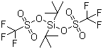 二叔丁基硅基双(三氟甲烷磺酸)酯分子结构 (CAS 85272-31-7)