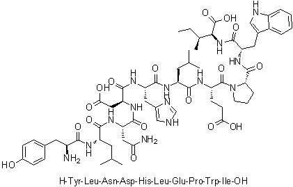 CAS 登录号：852831-90-4, L-酪氨酰-L-亮氨酰-L-天冬氨酰胺酰-L-alpha-天冬氨酰-L-组氨酰-L-亮氨酰-L-alpha-谷氨酰-L-脯氨酰-L-色氨酰-L-异亮氨酸