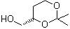 structure of CAS# 85287-64-5, (4S)-2,2-二甲基-1,3-二噁烷-4-甲醇