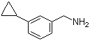 structure of CAS# 852877-59-9, (3-Cyclopropylbenzyl)amine