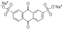 蒽醌-2,7-二磺酸二钠盐分子结构 (CAS 853-67-8)