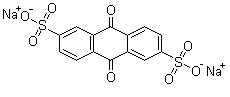 Anthraquinone-2,6-disulfonic acid disodium salt molecular structure (CAS 853-68-9)