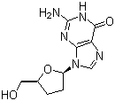 structure of CAS# 85326-06-3, 2',3'-二脱氧鸟苷