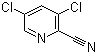3,5-二氯-2-氰基吡啶分子结构 (CAS 85331-33-5)