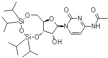 N-Acetyl-3',5'-O-[1,1,3,3-tetrakis(1-methylethyl)-1,3-disiloxanediyl]cytidine molecular structure (CAS 85335-73-5)