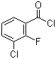 3-氯-2-氟苯甲酰氯分子结构 (CAS 85345-76-2)