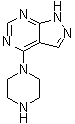 CAS 登录号：853687-31-7, 4-(1-哌嗪基)-1H-吡唑并[3,4-d]嘧啶