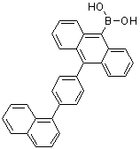 10-(4-(1-Naphthenyl)phenyl)anthracene-9-boric acid molecular structure (CAS 853945-50-3)