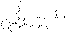 structure of CAS# 854107-55-4, Ponesimod