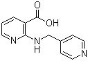 structure of CAS# 854382-06-2, 2-[(4-Pyridinylmethyl)amino]-3-pyridinecarboxylic acid