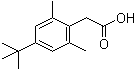 CAS 登录号：854646-92-7, 4-叔丁基-2,6-二甲基-alpha-甲苯甲酸