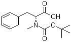 structure of CAS# 85466-66-6, N-Boc-N-methyl-D-phenylalanine