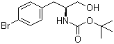 structure of CAS# 854760-84-2, Boc-L-4-Bromophenylalaninol