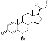 CAS 登录号：855-51-6, 6alpha-溴-21-氟孕甾-1,4-二烯-3,20-二酮