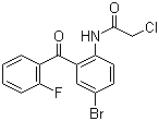 CAS # 85508-36-7, N-[4-Bromo-2-(2-fluorobenzoyl)phenyl]-2-chloroacetamide