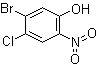 5-溴-4-氯-2-硝基苯酚分子结构 (CAS 855400-82-7)