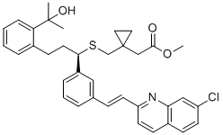 structure of CAS# 855473-51-7, Montelukast Acid Methyl Ester