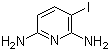 3-Iodopyridine-2,6-diamine molecular structure (CAS 856851-34-8)