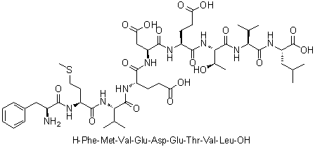CAS # 856871-00-6, L-Phenylalanyl-L-methionyl-L-valyl-L-alpha-glutamyl-L-alpha-aspartyl-L-alpha-glutamyl-L-threonyl-L-valyl-L-leucine