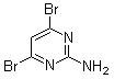 structure of CAS# 856973-26-7, 4,6-Dibromo-2-pyrimidinamine