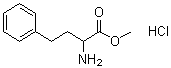 structure of CAS# 85808-33-9, DL-高苯丙氨酸甲酯盐酸盐