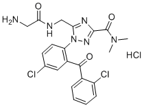 Rilmazafone hydrochloride molecular structure (CAS 85815-37-8)