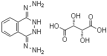 CAS 登录号：85851-61-2, 2,3-二氢-1,4-酞嗪二酮二腙左旋酒石酸盐