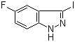 structure of CAS# 858629-06-8, 5-Fluoro-3-iodo-1H-indazole