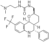 CAS # 858668-07-2, EMD 534085, N-[2-(Dimethylamino)ethyl]-N'-[[(2R,4aS,5R,10bS)-3,4,4a,5,6,10b-hexahydro-5-phenyl-9-(trifluoromethyl)-2H-pyrano[3,2-c]quinolin-2-yl]methyl]urea