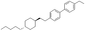 4-Ethyl-4'-[2-(trans-4-pentylcyclohexyl)ethyl]-1,1'-biphenyl molecular structure (CAS 85872-01-1)