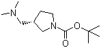 structure of CAS# 859027-48-8, (R)-1-Boc-3-((dimethylamino)methyl)pyrrolidine